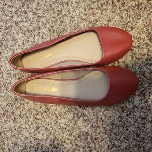 Dream Pairs Women's Scarlet Red Flats